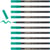 Lot de 10 feutres de coloriage pointe pinceau 1-3 mm - EDDING - Vert