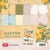 12 papiers imprimés scrapbooking 30 x 30 cm CRAFT & YOU EASTER GREETINGS