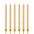 12 Bougies Dorées - 12.5 cm