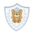 Ecusson thermocollant badge ourson 5cm x 5cm