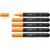 Lot de 5 marqueurs peinture acrylique pointe moyenne T300 - STABILO FREE - Orange