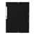 Chemise à élastiques 3 rabats carte lustrée 355g/m2 - Noir - x 50 - Exacompta