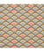 Tissu coton Plumes de Paon de 140 cm de largeur Moutarde/vert Multicolore vendu par 50 cm