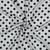Tissu Viscose imprimé Inès petits pois Noir sur fond Blanc cassé