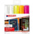 Lot de 5 marqueurs craie liquide pointe ogive 4-15 mm - EDDING - Assortiment multicolore