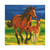 CRYSTAL ART Kit tableau broderie diamant 30x30cm Premiers Galops