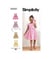 Patron Simplicity 9320 - Robe Enfant froncée sous la taille de 2 à 8 ans (89 à 132 cm) taille n°FR 2-5