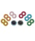 Set d'yeux de sécurité pour peluches - 20mm 6 couleurs 1 paire - Rico Design Multicolore
