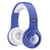 Casque Audio Bluetooth Sans Fil RGB Pour Musique Et Appels Longue Autonomie Bleu YONIS