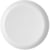 6 Grandes Assiettes Minéral Blanc