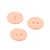 Bouton 2 trous rond beige 17mm