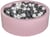 Piscine à balles Aire de jeu + 450 balles rose blanc,gris - Velinda