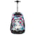 Sac à dos à roulettes Loup Floral 44 CM - 2 compartiments