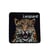 Ecusson thermocollant animaux sauvages léopard 6,5cm x 6,5cm