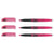 Lot de 3 surligneurs effaçables pointe biseau 3,60 mm - PILOT FriXion Light - Rose