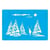 Pochoir plastique souple réutilisable 18,5 x 14,5 cm Fabrika Decoru SAPIN RENNE NEIGE 243