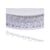 Bobine 25m galon ganse élastique 17mm blanc