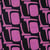 Tissu Jersey Milano Motifs violine sur fond Noir - Au mètre