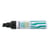 Marqueur Permanent SCA-6600 Corps Métal Pointe Biseau Extra large Noir