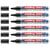 Lot de 6 marqueurs pour tableau blanc - EDDING - Noir - Pointe ronde 1,5-3 mm