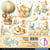 24 papiers de die cuts scrapbooking carterie 15 x 15 cm Ciao Bella LUNIBLOOM