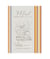 Torchon coton jacquard miel 50x70 Jaune (204 - MIEL)