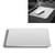 Tapis De Souris Antidérapant Double Face En Alliage D'Aluminium Taille S Argenté Argent YONIS