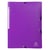Chemise à élastiques 3 rabats PP OPAK - A4 - Violet - x 50 - Exacompta