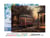 Peinture par Numéro Figured'Art avec Cadre - Gare de tramway - Kit de Loisir Créatif DIY Numéro d'Art Complet - 40x50cm toile tendue sur châssis