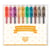 DD03785 set de 10 mini stylos gel - Djeco - Orange