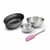 Set de 4 ustensiles de pâtisserie moule à gâteaux 2 bols et spatule Black metallic Black mettallic Zenker  Black mettallic