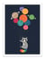 Affiche 30 x 40 cm - Space raccoon - Andy Westface