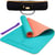 Tapis de Yoga TURQUOISE CORAIL TPE dim. 183x61x0,6 cm + Sangle de transport et d’étirements + Sac