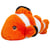 Peluche Poisson clown - Kontiki - 14 cm