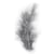 Plumes de décoration, gris, 8 cm,