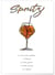 Affiche Cocktail Spritz | A3 : 29,7x42cm