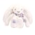 Peluche Lapin Fleurette blanc 25 cm - Doudou et Compagnie