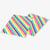 2 feuilles papier cadeau arc en ciel Oxybul