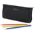 Trousse - Scolaire - Noir - Fermeture éclair - Robuste - 21x13x4cm - Rapesco