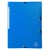 Chemise à élastiques 3 rabats PP OPAK - A4 - Bleu clair - x 50 - Exacompta
