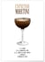 Affiche Cocktail Espresso Martini | A3 : 29,7x42cm