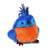 Peluche oiseau Perroquet royal 15 cm - Histoire d'Ours
