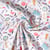 Tissu Coton imprimé Make-up Moments sur fond Blanc