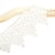 Bobine 13,7m guipure gothique 47mm Blanc