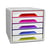 Bloc de classement 5 tiroirs standards Smoove Blanc et multicolore Happy - CEP