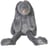 Peluche Lapin Richie gris 38 cm - Happy Horse