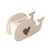 Tirelire en bois Baleine 13,5x5,5x8 cm