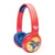 Casque 2 en 1 Bluetooth® et Filaire confortable et pliable avec limitation de son, design Superman