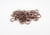 200 ANNEAUX OUVERTS 6 mm METAL cuivre - creation bijoux perles