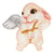 Ecusson thermocollant animaux statue lapin 4,5cm x 4,5cm